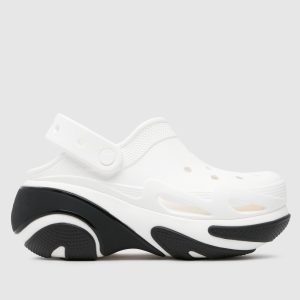 Crocs bubble crush clog sandals in white