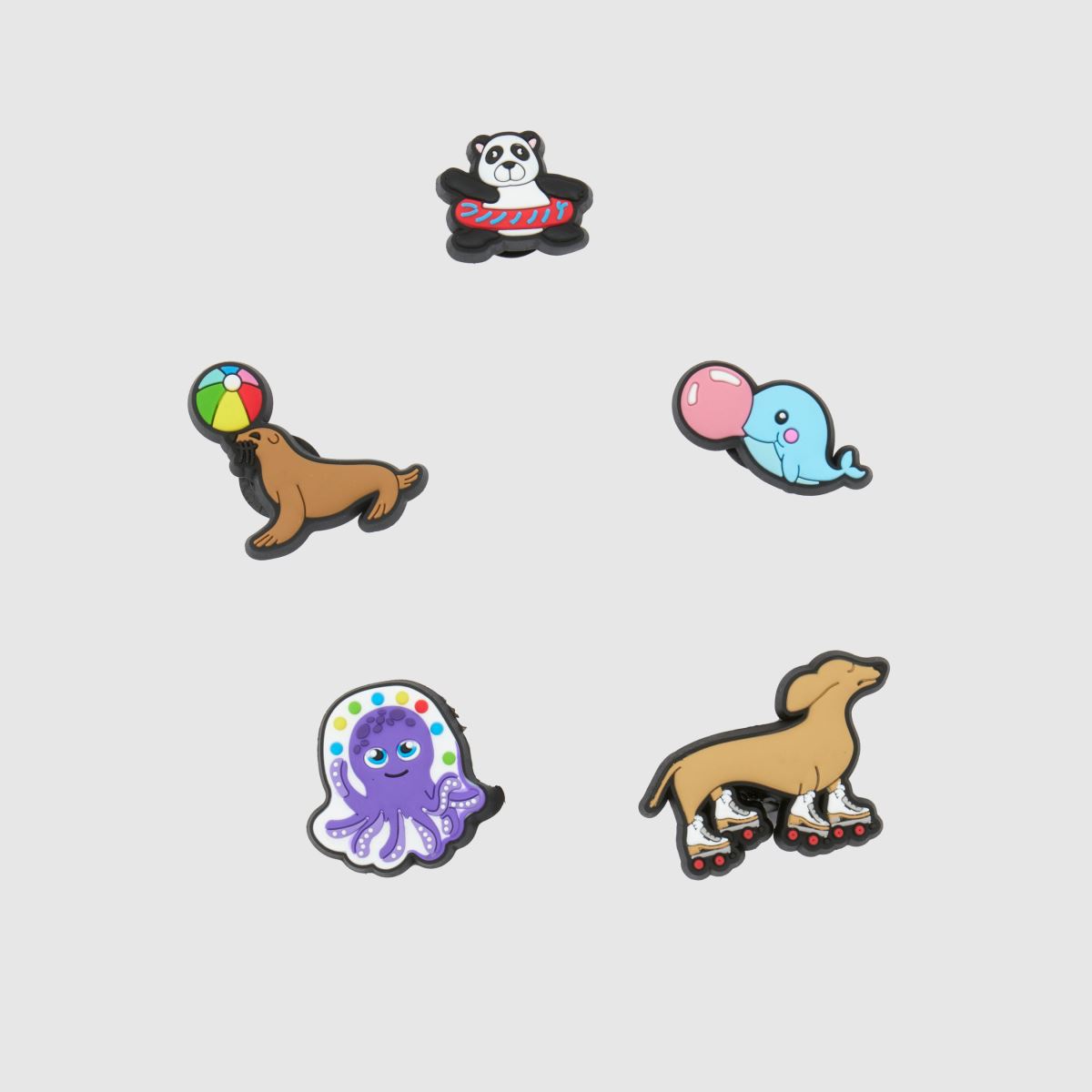 Crocs multi jibbitz fun animal friend 5 pk Crocs multi jibbitz fun animal friend 5 pk