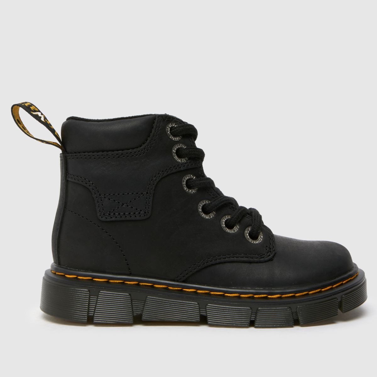 Dr Martens black raffe ankle Boys Junior boots
