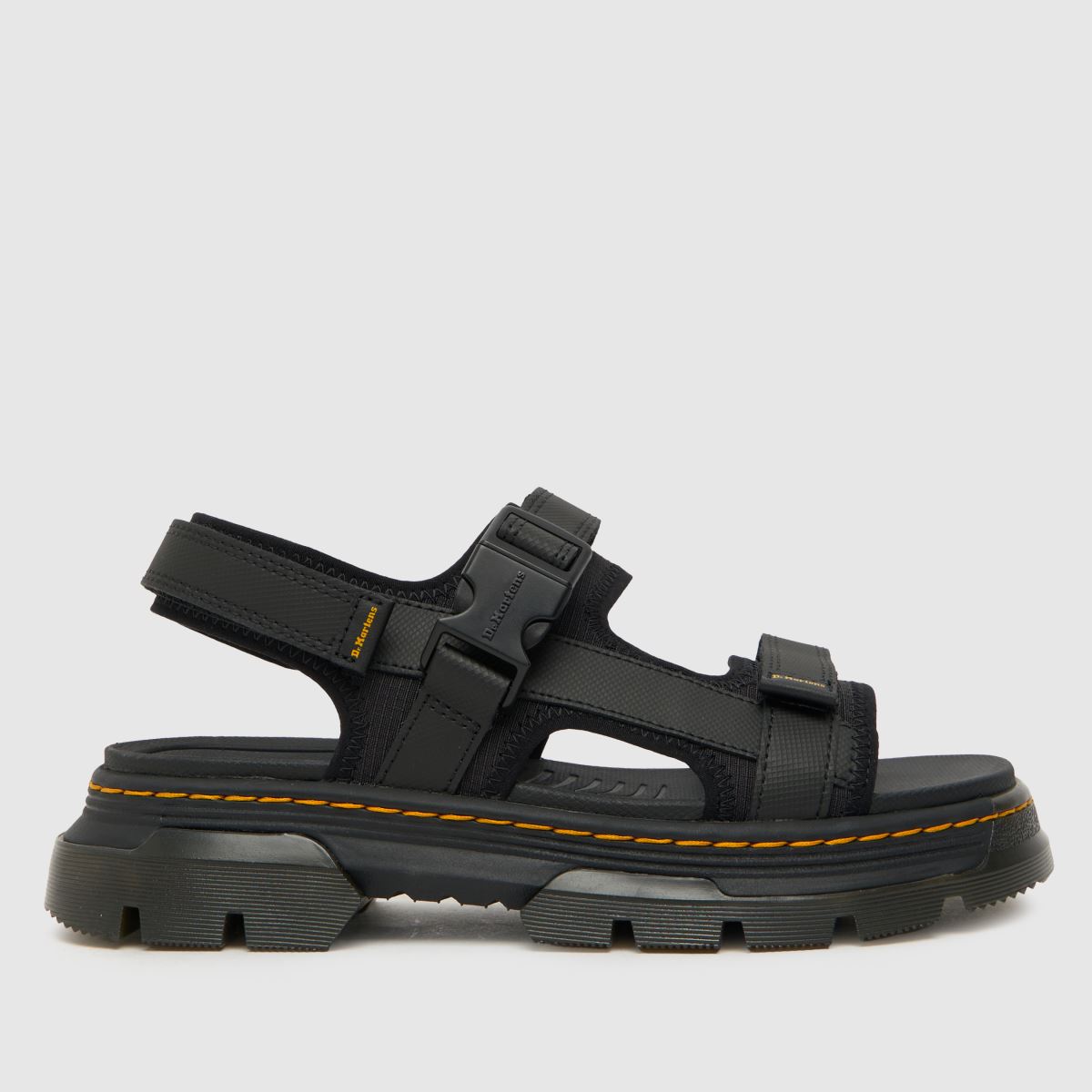Dr Martens forster sandals in black