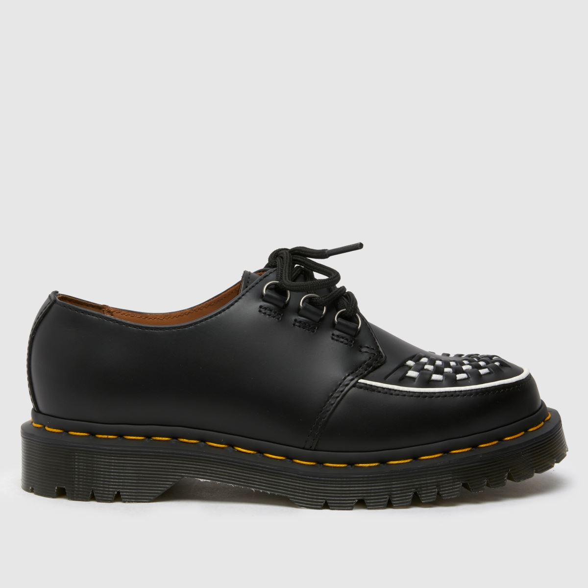 Dr Martens ramsey creeper flat shoes in black