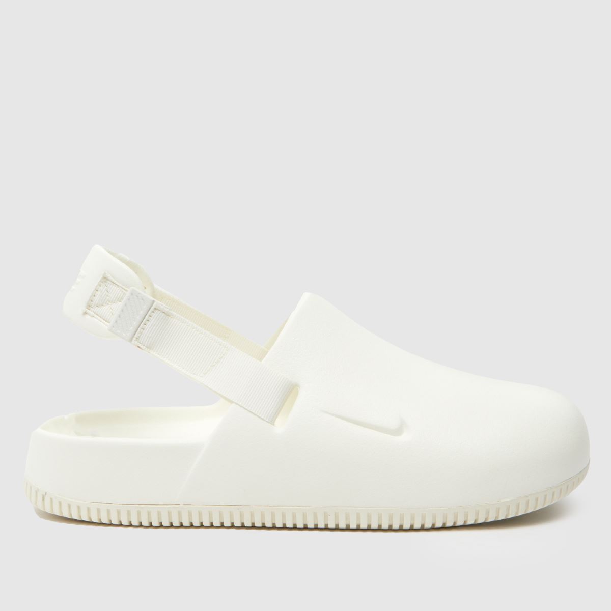 Nike calm mule sandals in white