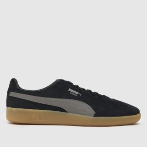 PUMA madrid trainers in black & grey
