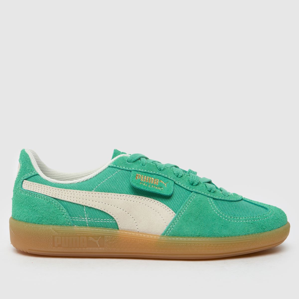 PUMA palermo trainers in turquoise