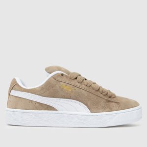PUMA suede xl trainers in khaki
