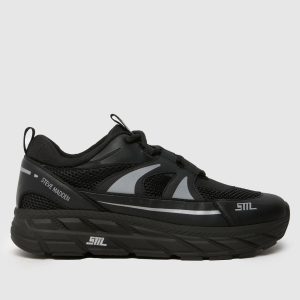 Steve Madden propel 3 trainers in black