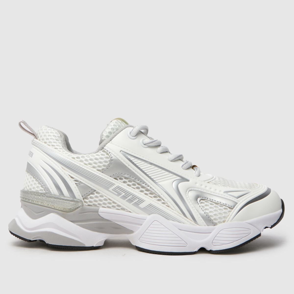 Steve Madden speedster trainers in white multi