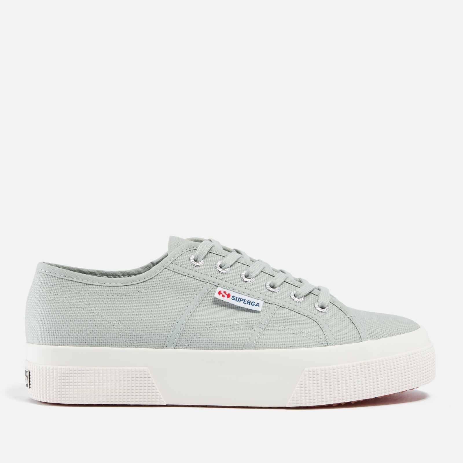 Superga Women's 2740 Canvas Platform Trainers - UK 3