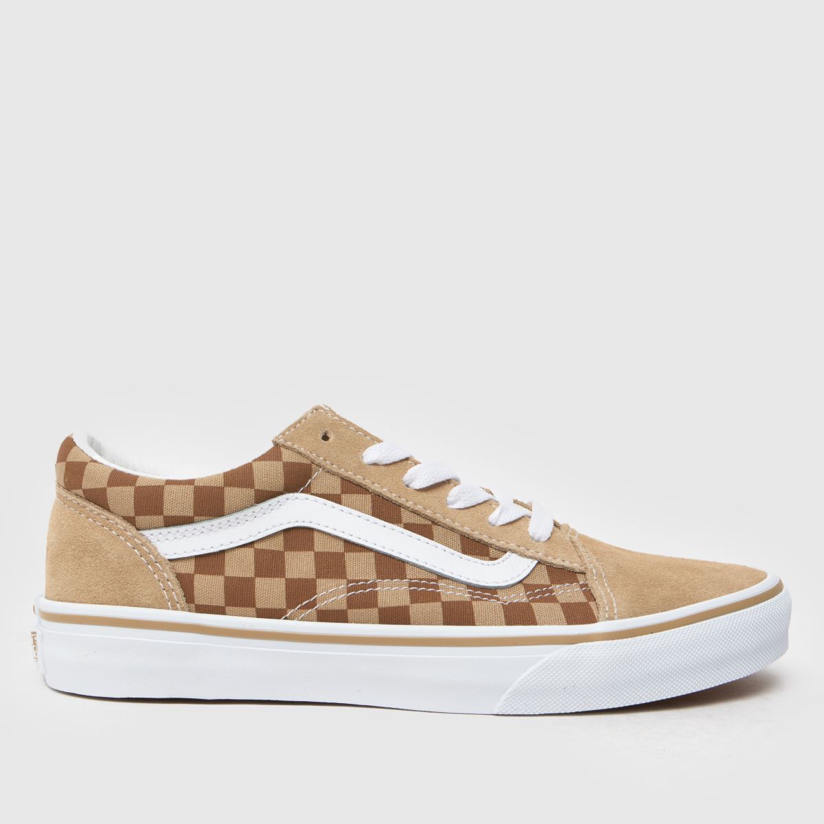 Vans beige & brown old skool Youth trainers