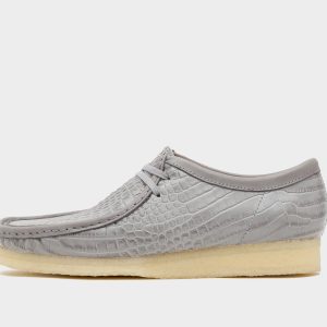 Clarks Originals Wallabee Crocodile, Grey