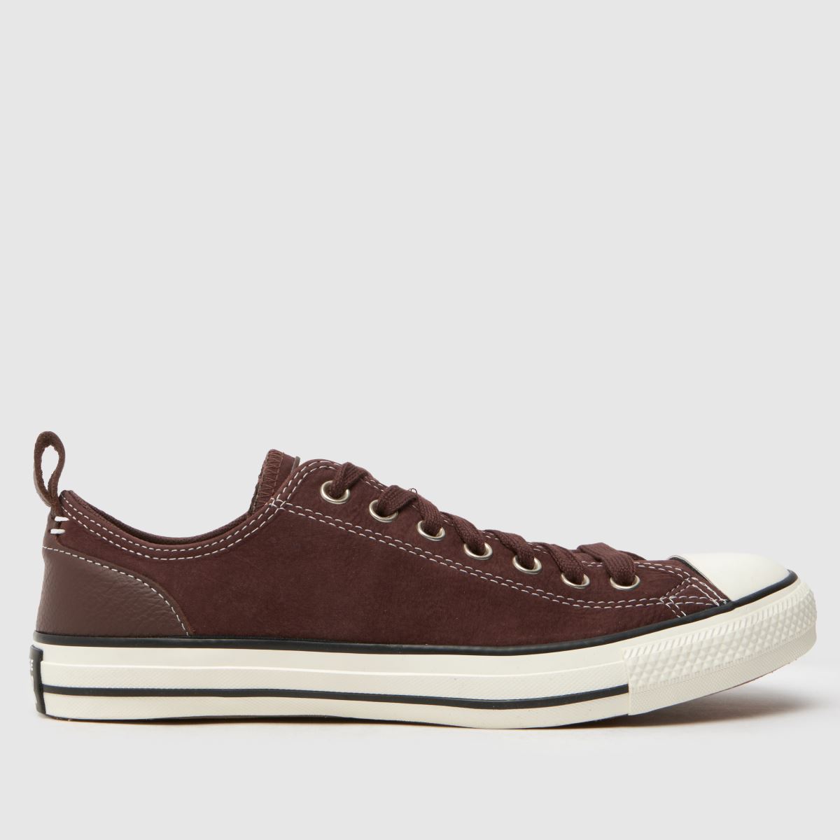 Converse Wide Fit all star ox wide trainers in brown