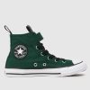 Converse dark green all star hi sporty easy-on Boys Junior trainers