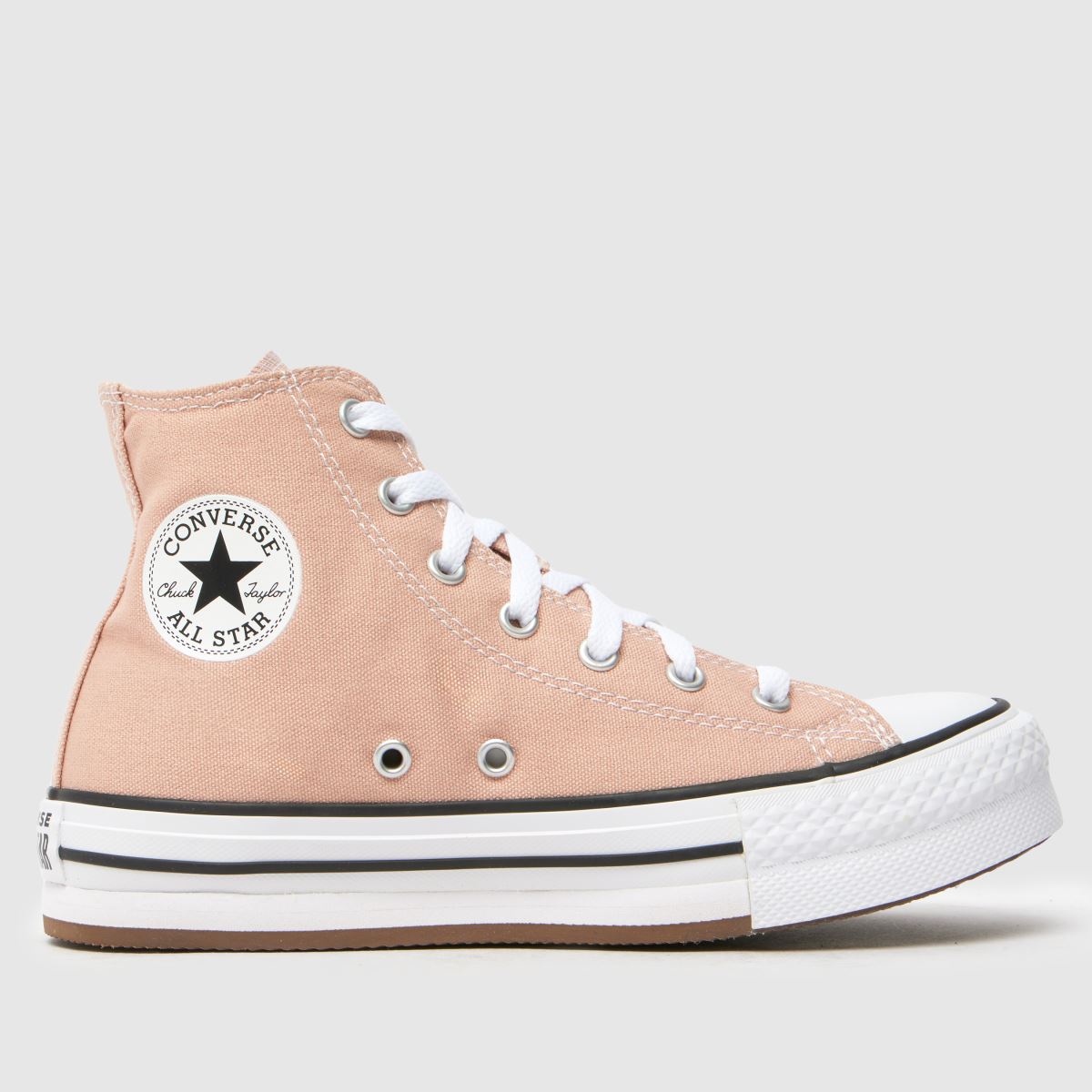 Converse pale pink all star hi eva lift Girls Youth trainers