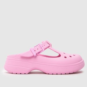 Crocs classic mary jane clog sandals in pink