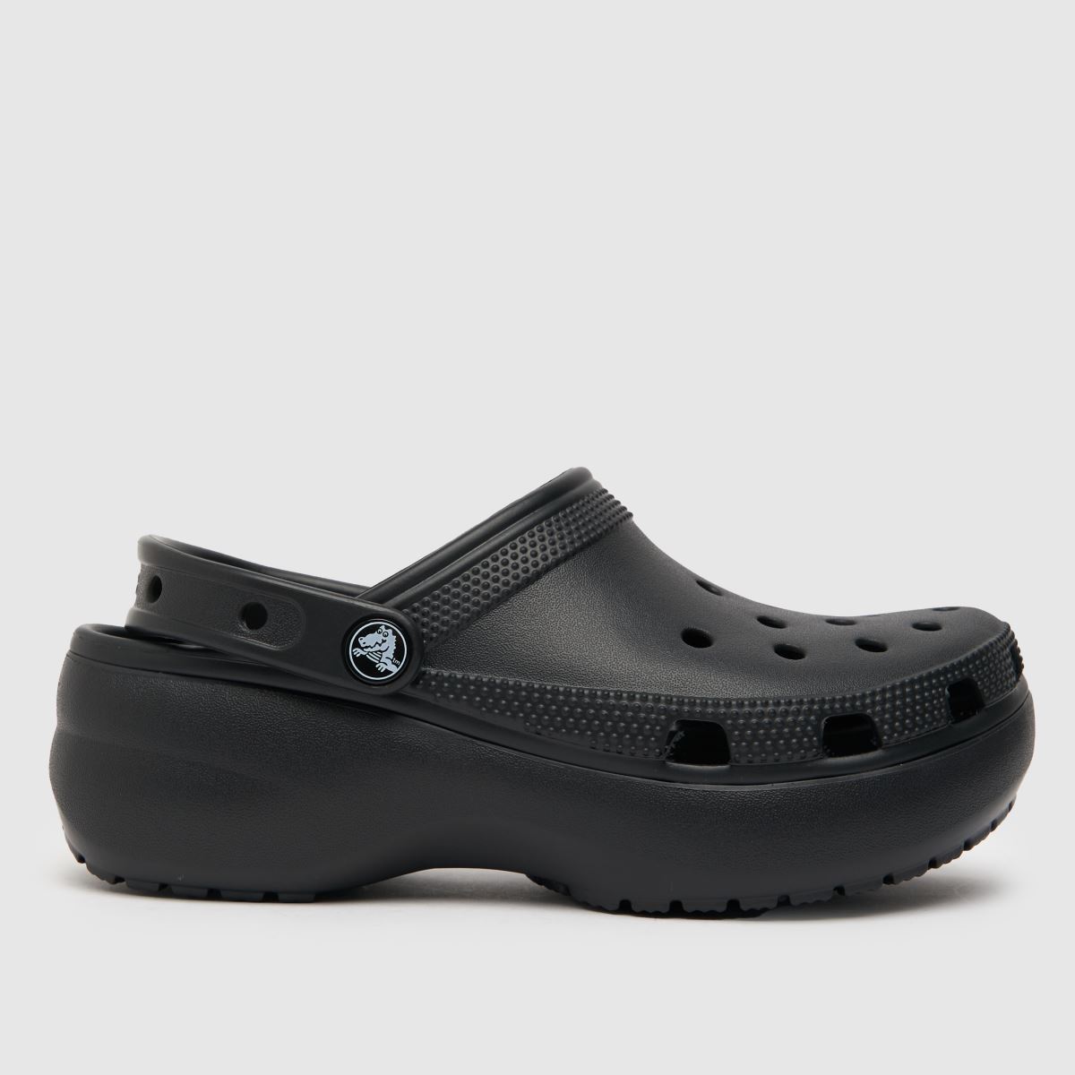 Crocs classic platform clog sandals in black