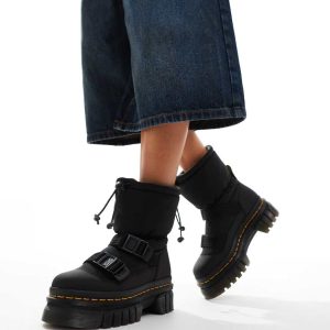 Dr Martens Audrick padded lo pull on boots in black