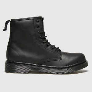 Dr Martens black 1460 serena mono Junior boots
