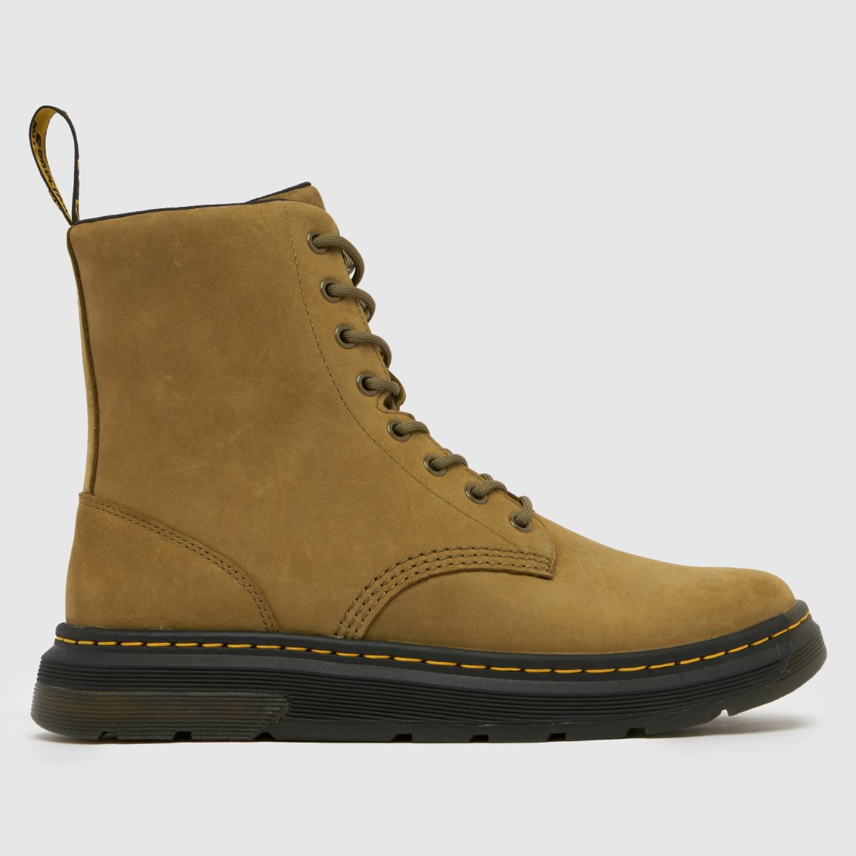 Dr Martens crewson boots in khaki