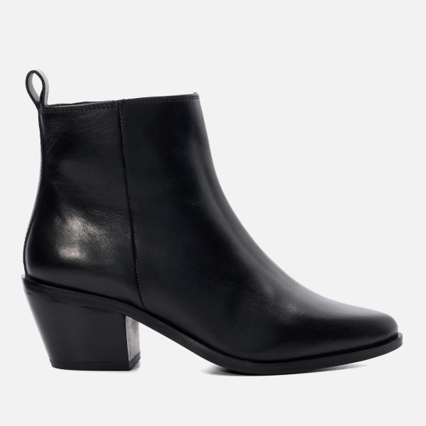 Dune London Women's Papz Leather Heeled Boots - UK 7