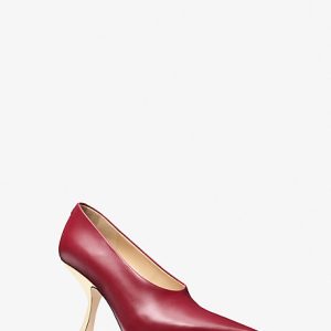 MK Luna Leather Pump - Red - Michael Kors