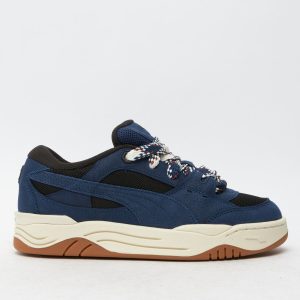 PUMA 180 lace interest trainers in navy