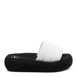 Rocket Dog Splash White Platform Slide Sandals