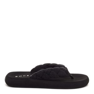 Rocket Dog Sunset Braid Black Flip-Flops