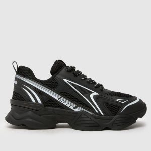 Steve Madden speedster trainers in black multi