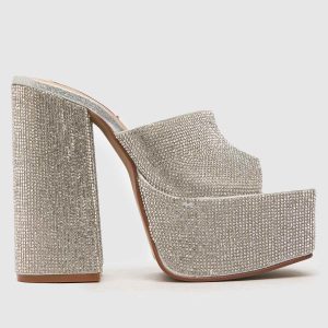 Steve Madden trixie-r high heels in silver