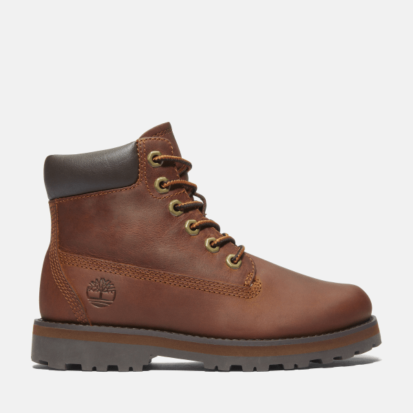 Timberland - Courma Kid Lace-Up Boot for Youth in Brown, Brown, Size: 2.5