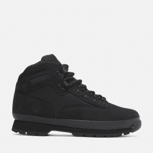 Timberland - Euro Hiker Lace-up Boot for Men in Black, Man, Black, Size: 7