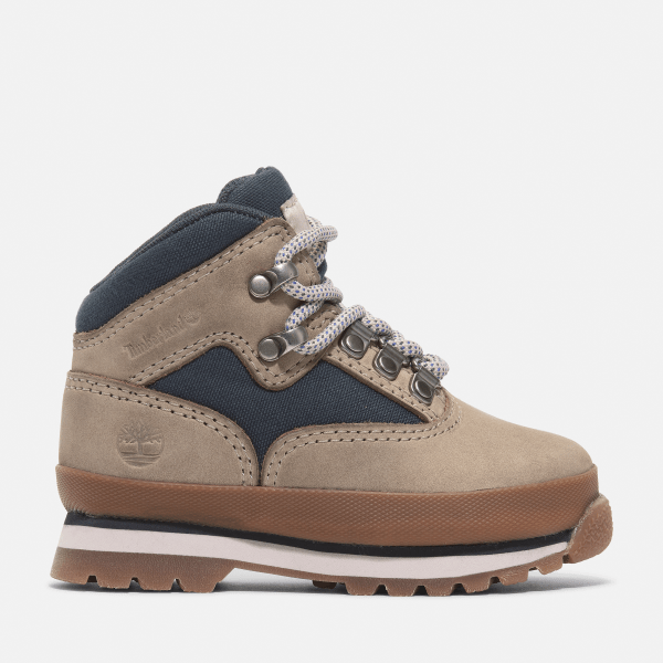 Timberland - Euro Hiker Mid Lace-Up Boot for Toddler in Beige, Beige, Size: 11