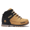 Timberland - Euro Sprint Mid Lace-Up Boot for Toddler in Black & Yellow, Yellow, Size: 11.5