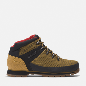 Timberland - Euro Sprint Mid Lace-Up Waterproof Boot for Men in Yellow, Man, Yellow, Size: 10.5