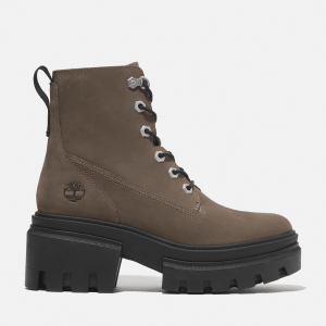 Timberland - Everleigh Mid Lace-Up Boot for Women in Brown, Woman, Brown, Size: 6