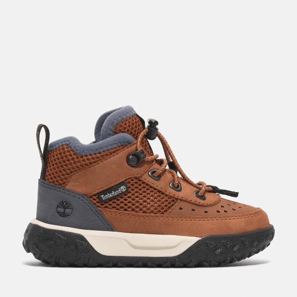 Timberland - GreenStride Motion 6 Low Bungee Hiking Trainer for Toddler in Dark Orange, Orange, Size: 4.5