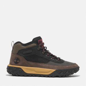 Timberland - GreenStride Motion 6 Mid Lace-Up Hiking Boot for Men in Black/Brown, Man, Black, Size: 9