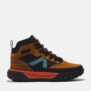 Timberland - GreenStride Motion 6 Mid Lace-Up Waterproof Hiking Trainer for Men in Light Brown, Man, Brown, Size: 6.5