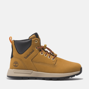 Timberland - Killington Trekker Mid Lace-Up Trainer for Youth in Yellow, Yellow, Size: 1.5