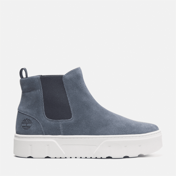 Timberland - Laurel Court Mid Pull On Trainer for Women in Dark Blue, Woman, Blue, Size: 6.5
