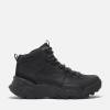 Timberland - Motion Scramble Mid Lace-Up Waterproof Hiking Boot for Men in Black, Man, Black, Size: 7.5