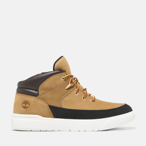 Timberland - Seneca Bay Mid Lace-Up Trainer for Junior in Yellow, Yellow, Size: 5.5