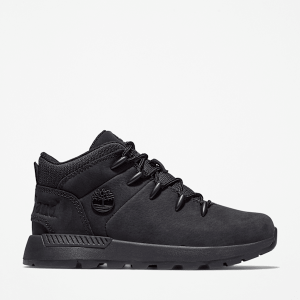Timberland - Sprint Trekker Mid Lace-Up Trainer for Junior in Black, Black, Size: 4