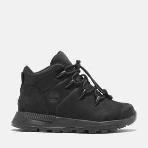 Timberland - Sprint Trekker Mid Lace-Up Trainer for Toddler in Black, Black, Size: 11.5
