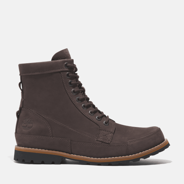Timberland - Timberland Originals Mid Lace-Up Boot for Men in Dark Brown, Man, Brown, Size: 6.5