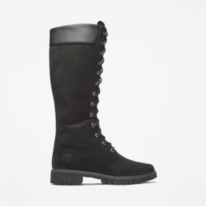 Timberland - Timberland Premium 14-Inch Lace-Up Waterproof Boot for Women in Black, Woman, Black, Size: 7.5
