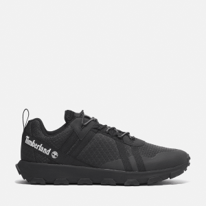 Timberland - Winsor Low Lace-Up Waterproof Trainer for Men in Black, Man, Black, Size: 9
