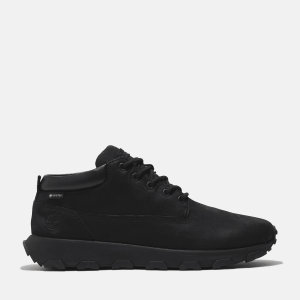 Timberland - Winsor Park Mid Lace-Up Waterproof Trainer for Men in Black, Man, Black, Size: 8.5