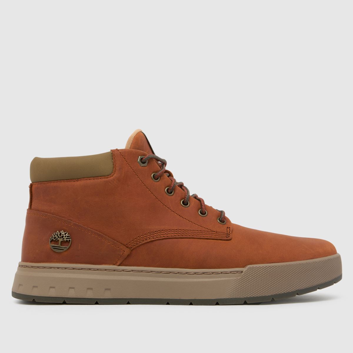Timberland maple grove chukka boots in brown