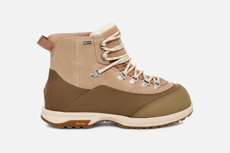 UGG® Brecken Lace Boot in Tan, Size 3, Leather